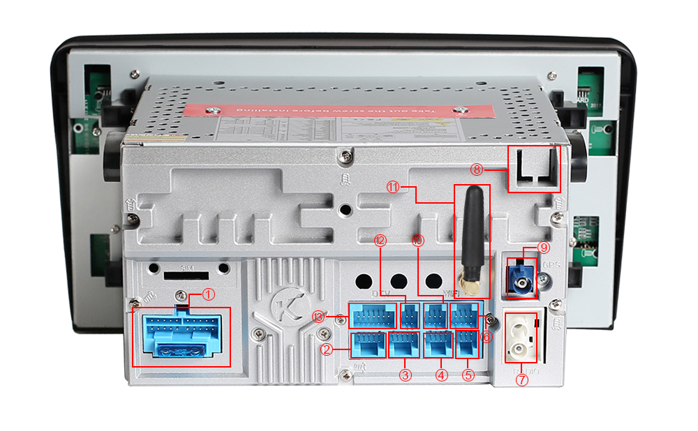 Radio ANDROID 11 MERCEDES ML W164 M GL ML50 GPS WiF Model 144