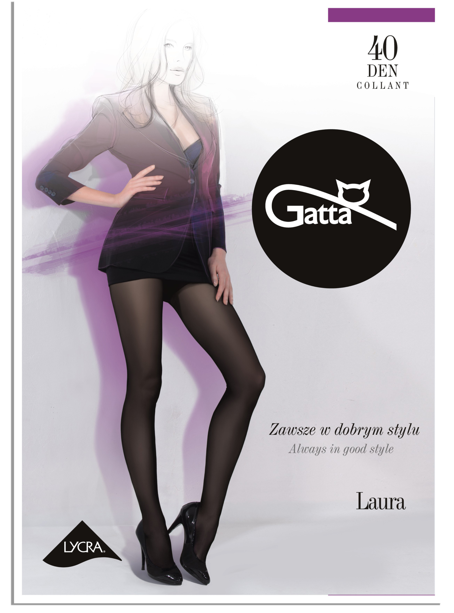

rajstopy Gatta Laura 40 den Kolory rozmiar 3 M