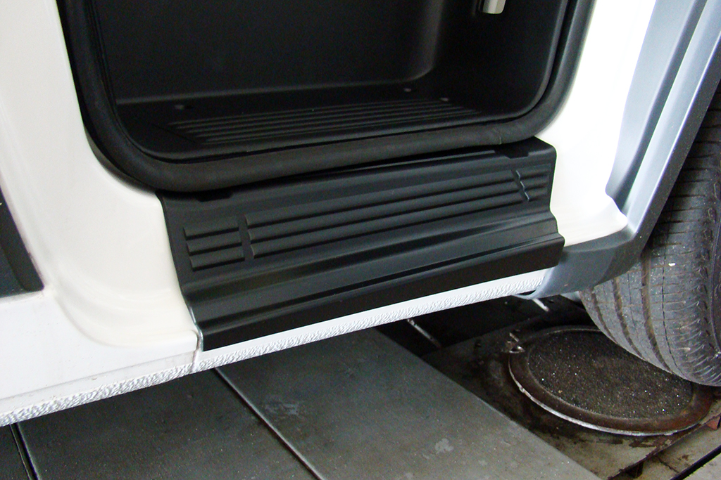 NAKŁADKA PROGOWA OSŁONA NA PRÓG PEUGEOT BOXER 06- Kolor czarny