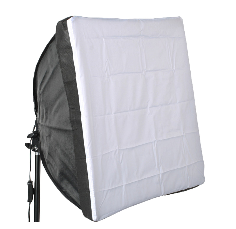 SOFTBOX 60x60cm na ŻARÓWKĘ ŚWIATŁA STAŁEGO E27 Marka Inna