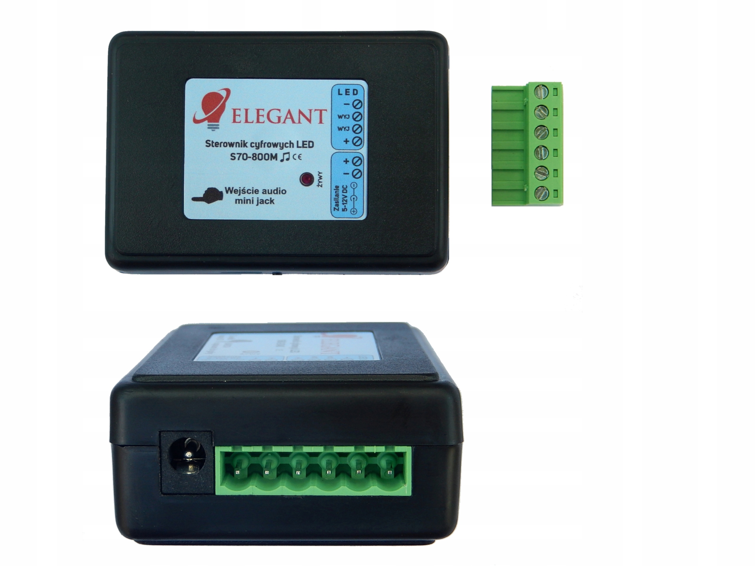 STEROWNIK MUZYCZNY DO TAŚM LED MAGIC S70-800M + PILOT MILIGHT FUT092 Marka Elegant