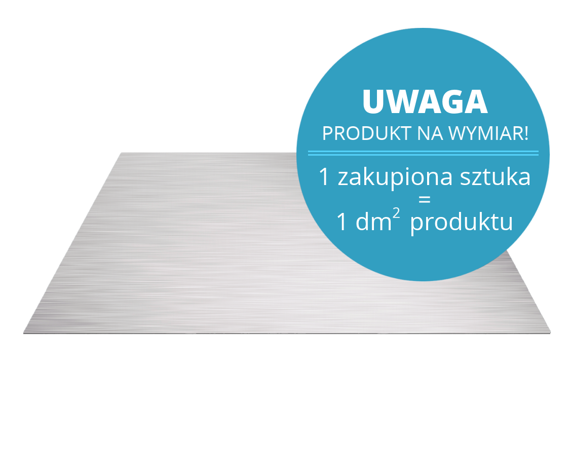 Blacha aluminiowa na wymiar gr. 3 mm aluminium Kod producenta al 3