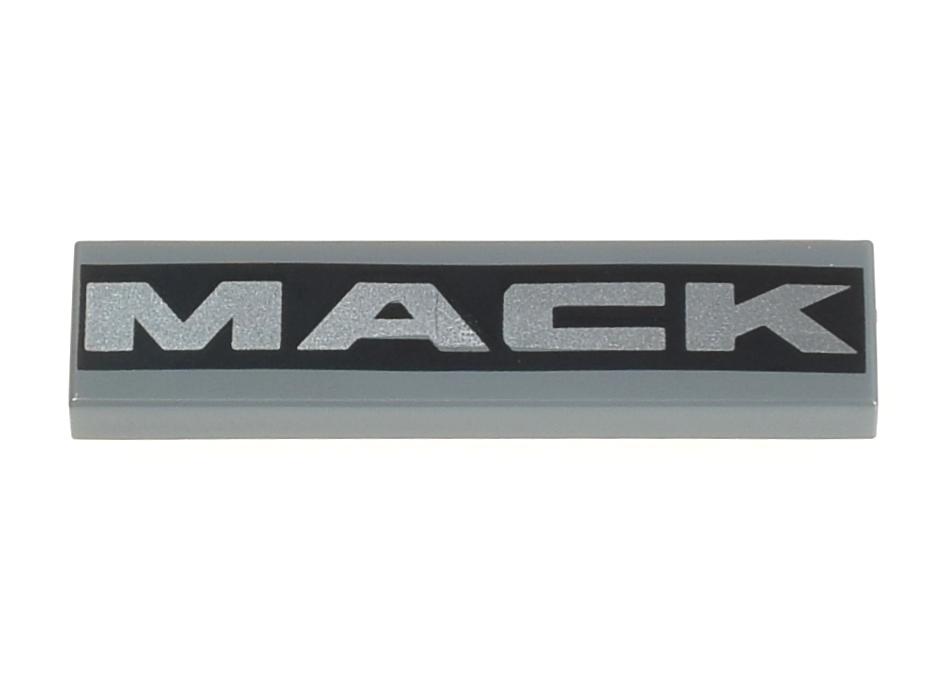 

Lego Płytka nadruk 1x4 Mack 2431pb502 szara ciemna
