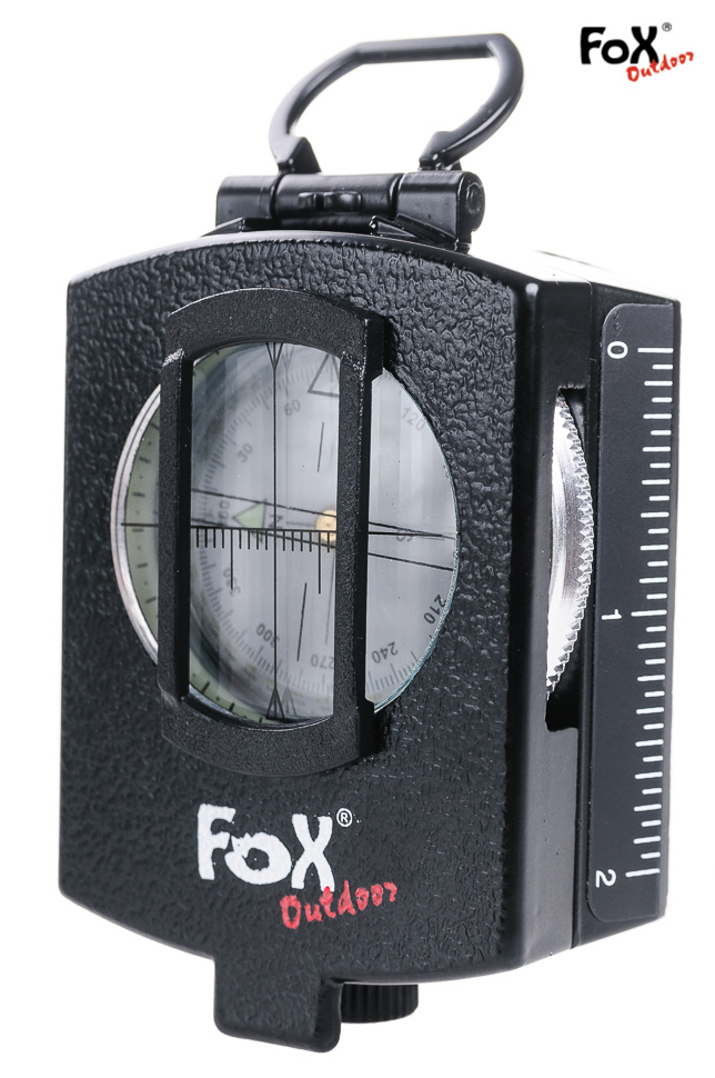 Precyzyjna BUSOLA / KOMPAS Turystyczny - mfh Linijka centymetrowa