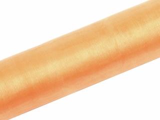 

Organza organtyna 9,3 m wstążka tiul 16 cm Łosoś