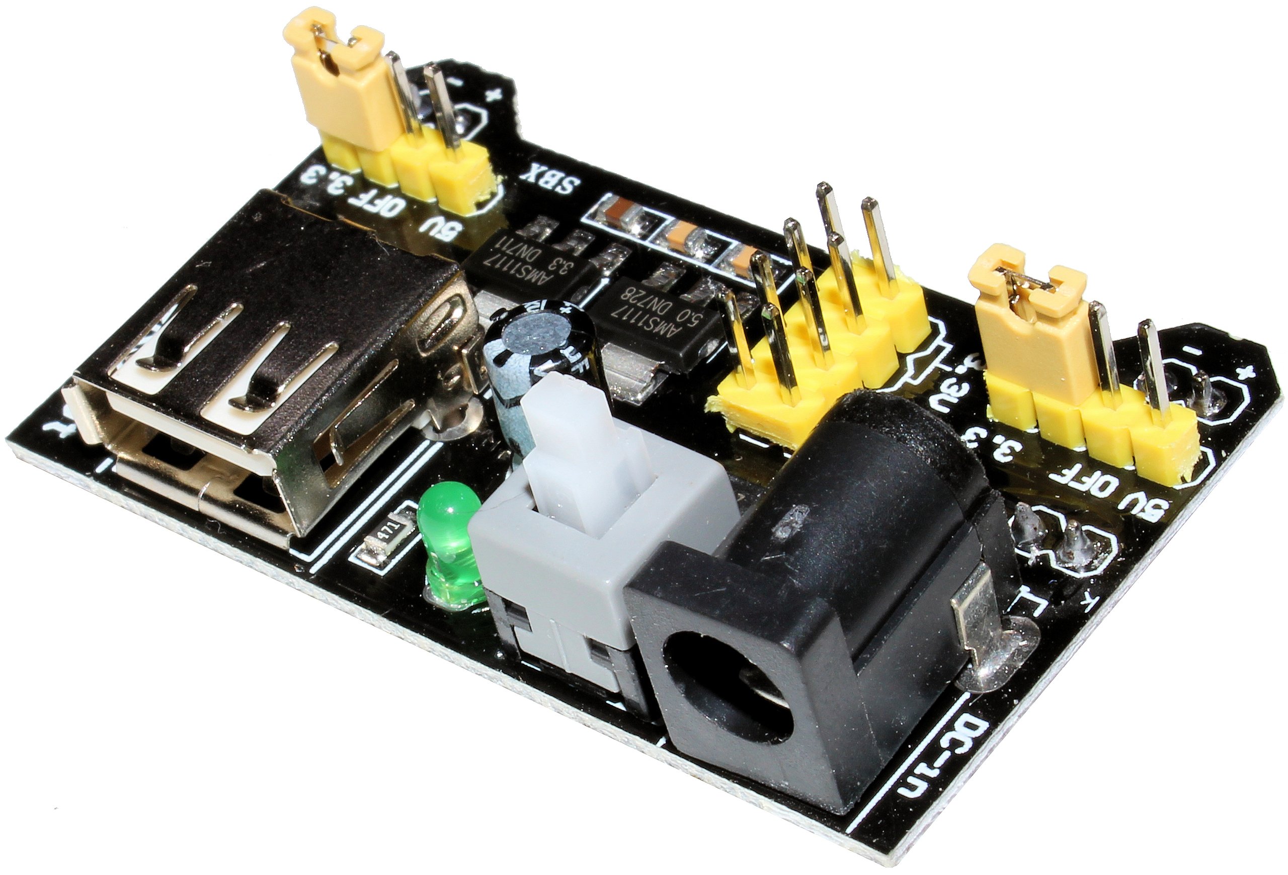 

Moduł Zasilania Płytek Stykowych 5V 3.3V MB102