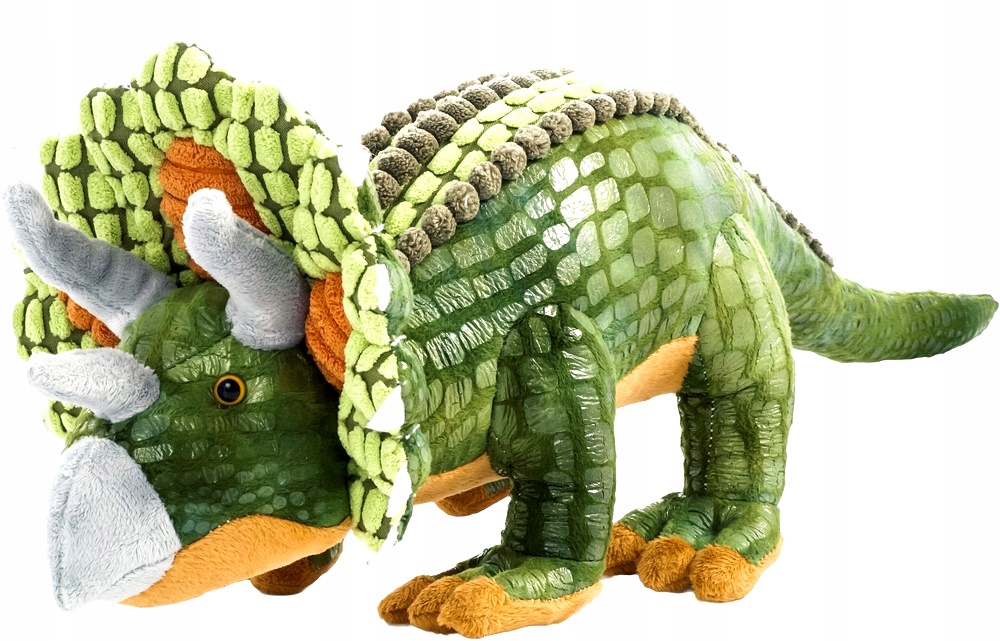 

duży Pluszowy dinozaur Triceratops maskotka Dino