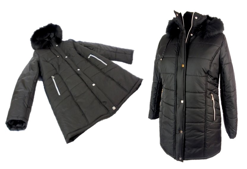 DUŻY ZIMOWY PŁASZCZ KURTKA ZIMOWA XXXL 52 54 Płeć kobieta
