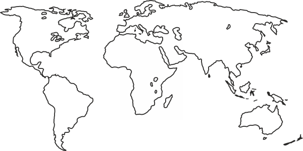 

Mapa świata Naklejka na ścianę ścienna 100x50 cm