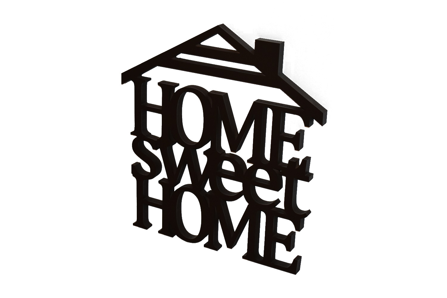 Надпись home sweet home с приколами