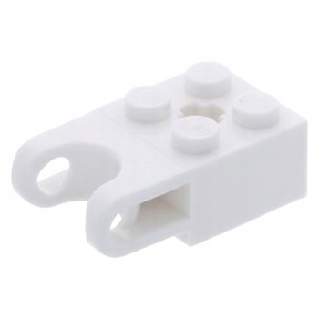 

23030 Lego 92013 6021315 uchwyt 2x2 biały 1szt