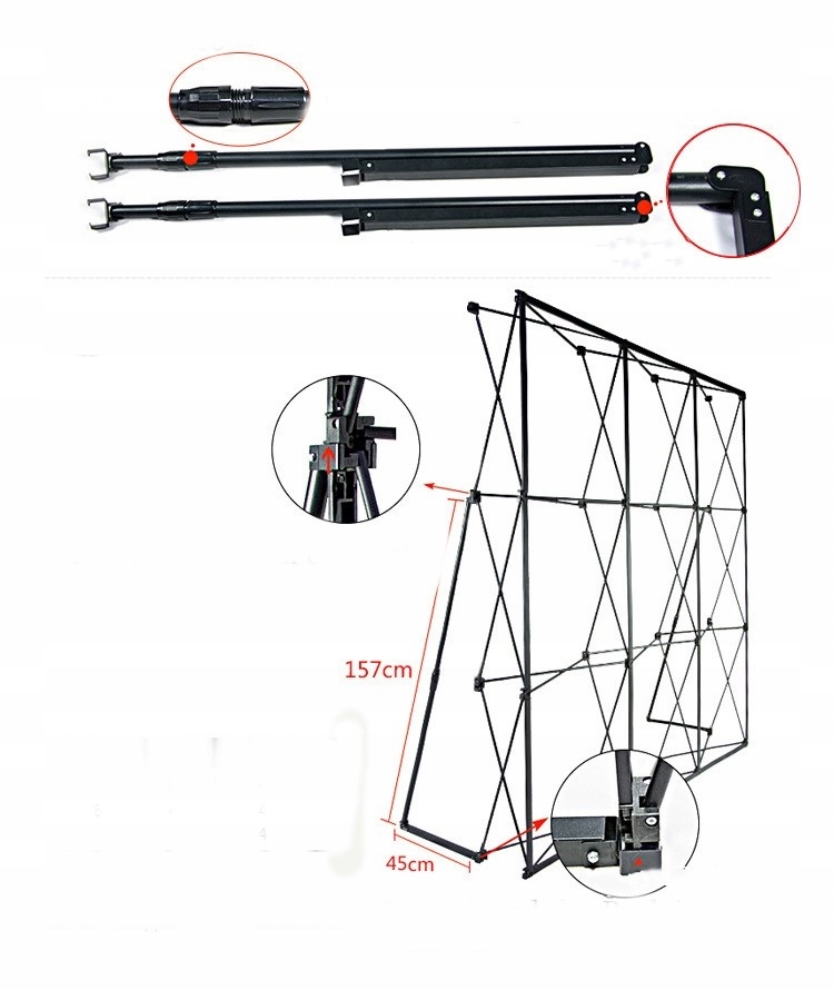 Stelaż 2,3 m - 3 m z nogami ŚCIANA KWIATOWA
