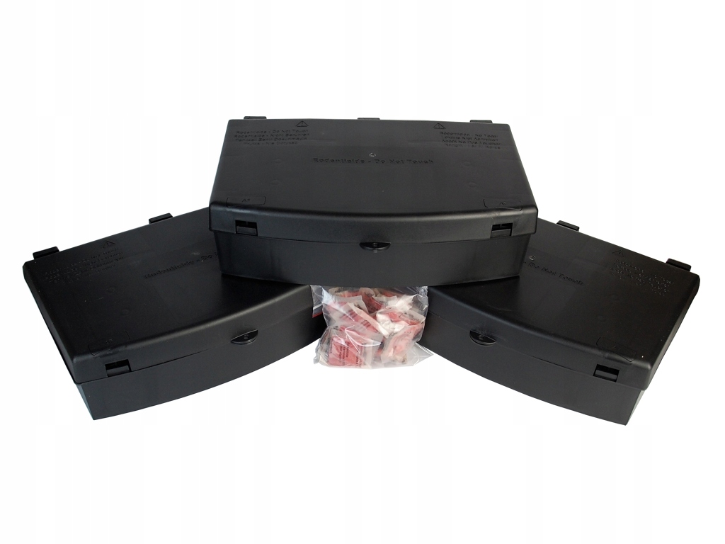 

3x Af Ratbox Karmnik Na Szczury Myszy +trutka 200G