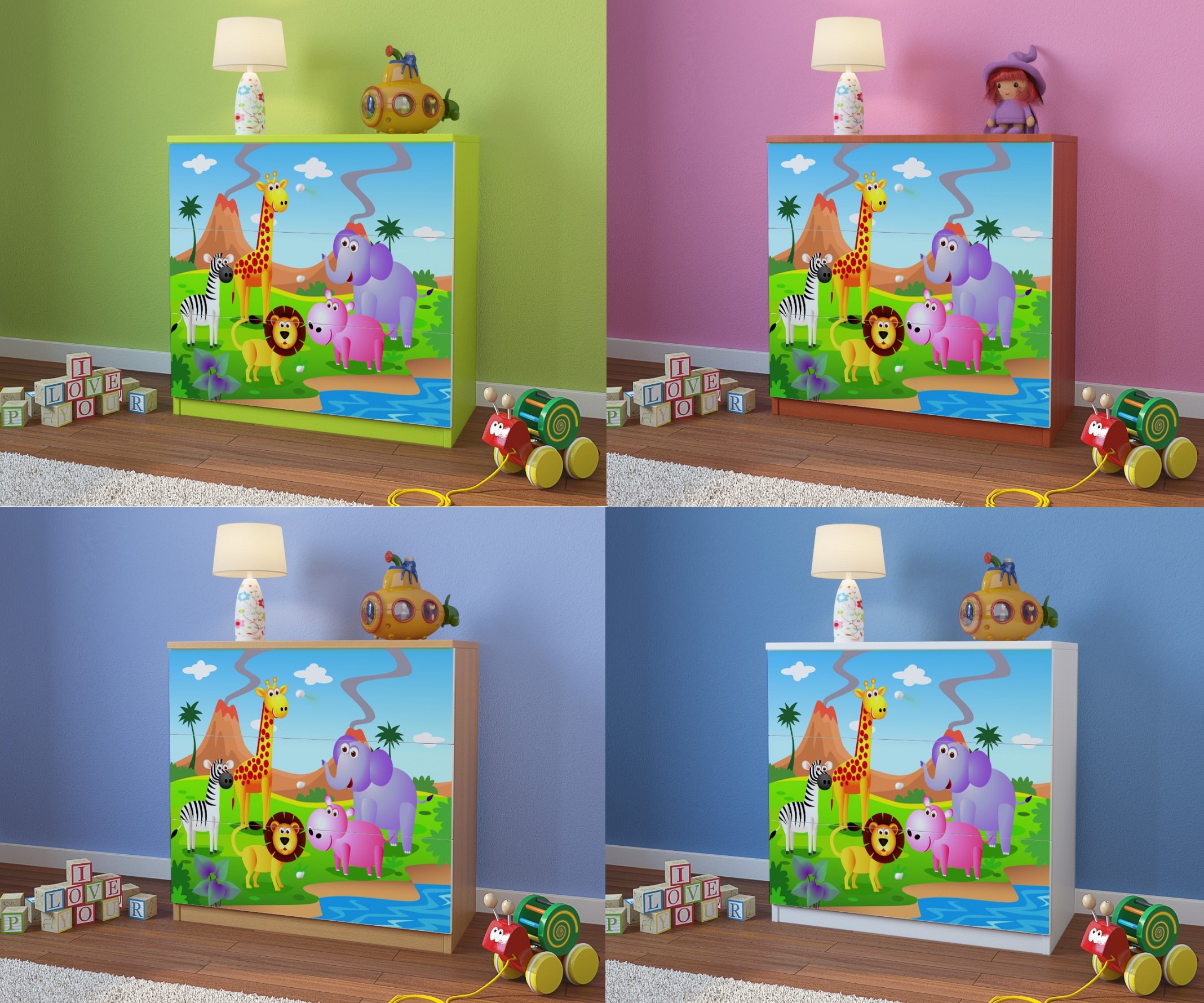 Komoda dziecięca SAFARI Bohater Inny