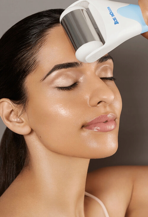 Ice Derma Roller chłodzi koi znieczula skórę Model Ice Roller