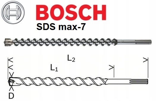 Wiertło do młotów BOSCH SDS max 7 30x400x520 mm Kod producenta 2 608 586 790