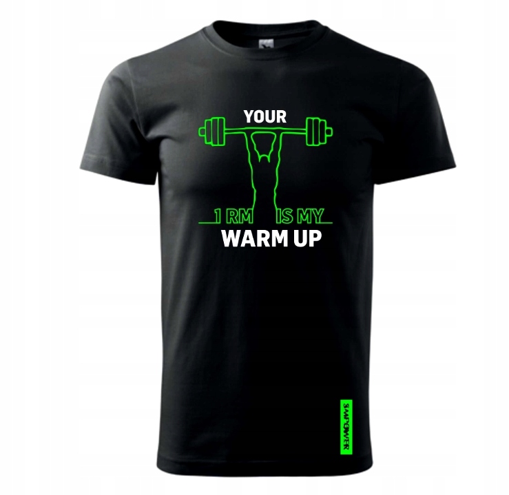 

T-Shirt Koszulka 1RM Siłownia Smpower Trening XXL