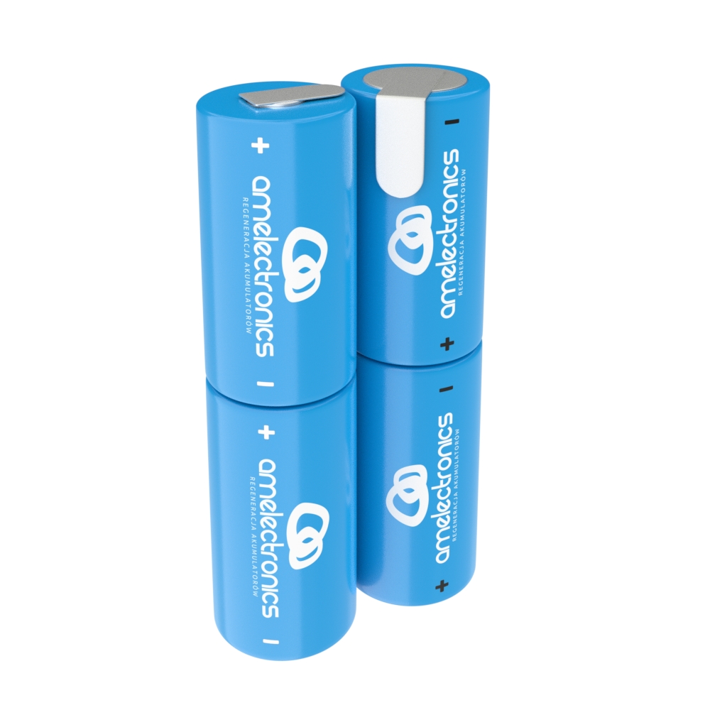 

Pakiet Akumulatorów 4 Ogniwa C 4,8V 2500MAH Ni-cd