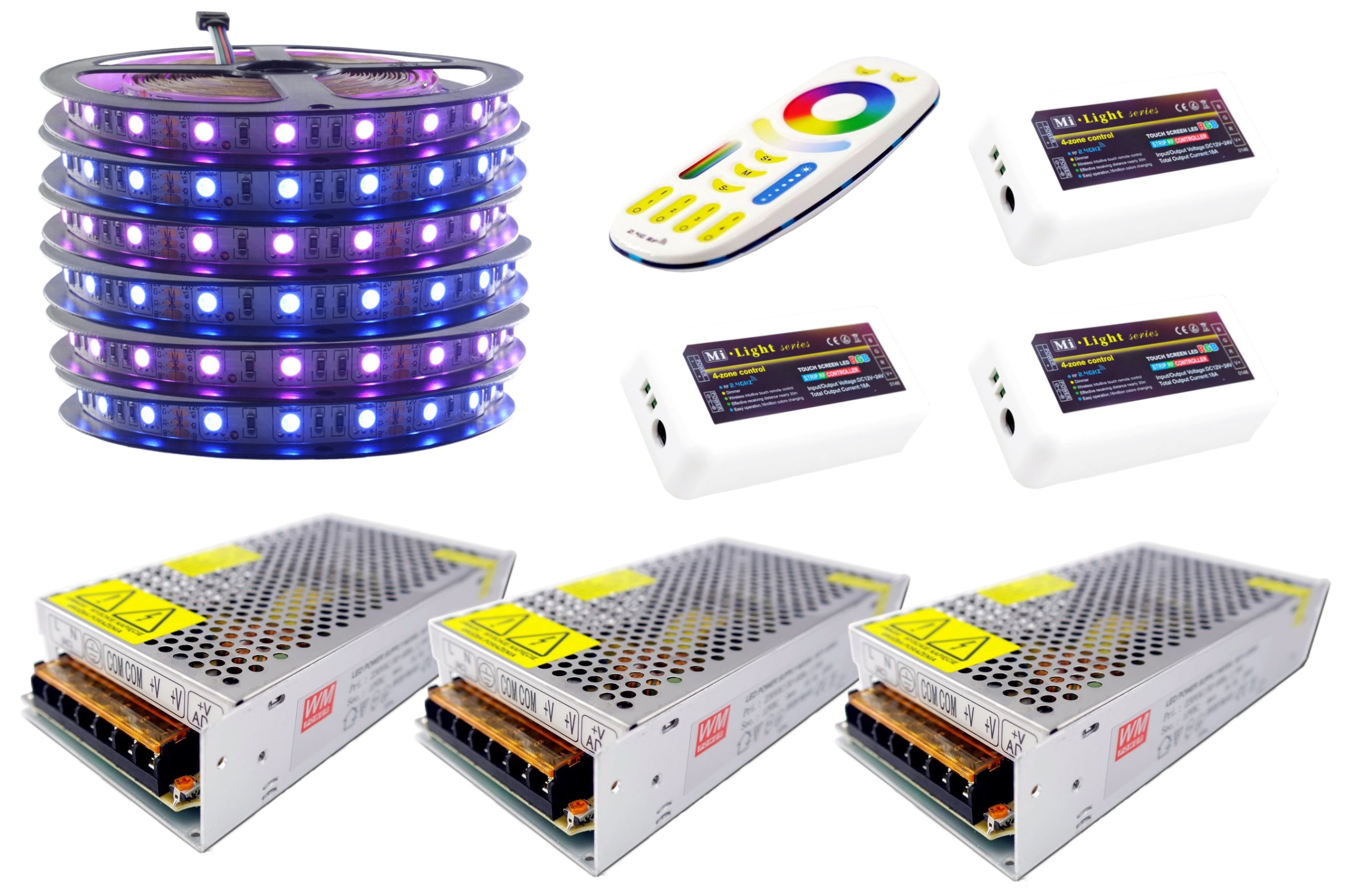 Sada Led pásikov 300 Rgb 5050 Mi-Light Premium 30 m