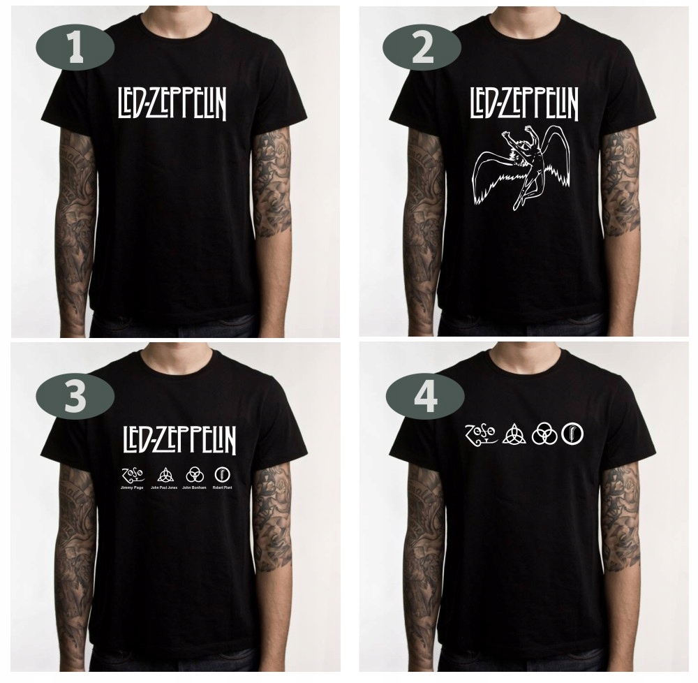 KOSZULKA T-SHIRT LED ZEPPELIN S-XXL - 13 wzorów Rozmiar inny
