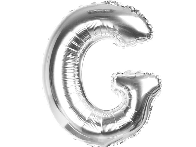 

Balony Foliowe Literki 40CM Balon Foliowy Srebro G
