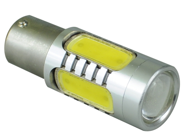 

Najmocniejsza P21W Led 5 Cob Ba15s soczewka Biała