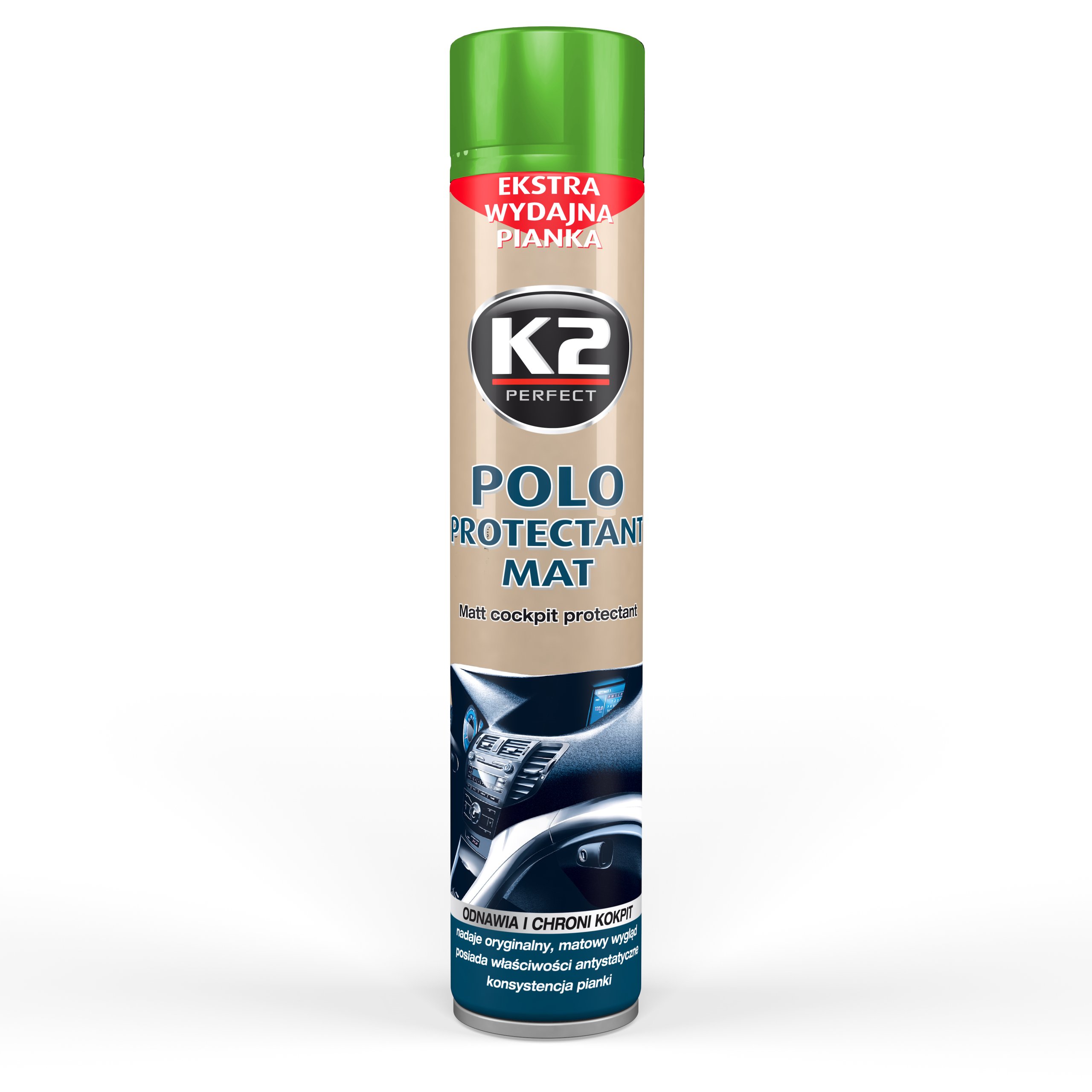 

K2 Polo Protectant Mat Do Kokpitu 750ML Plastiki