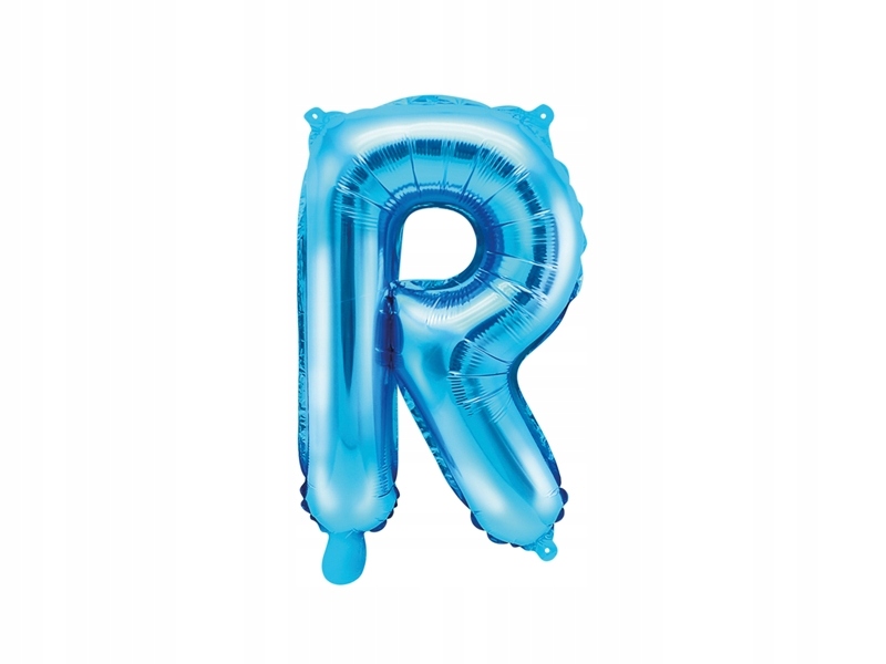 

Balon foliowy Litera "r" 35cm, niebieski