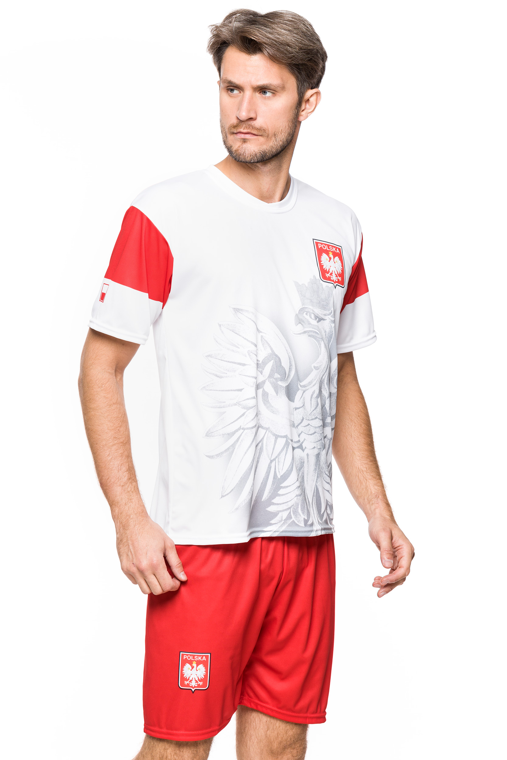 POLSKA - KOSZULKA KIBICA - SUPER ORZEŁ - TU XL Rozmiar XL