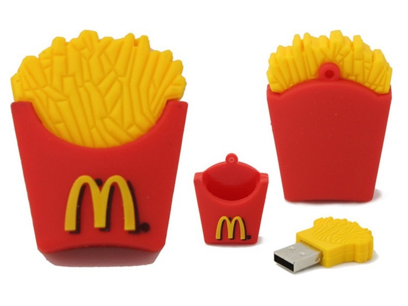 Pendrive Usb 32 Gb Sárga Sültkrumpli MC Donald's WYS24H