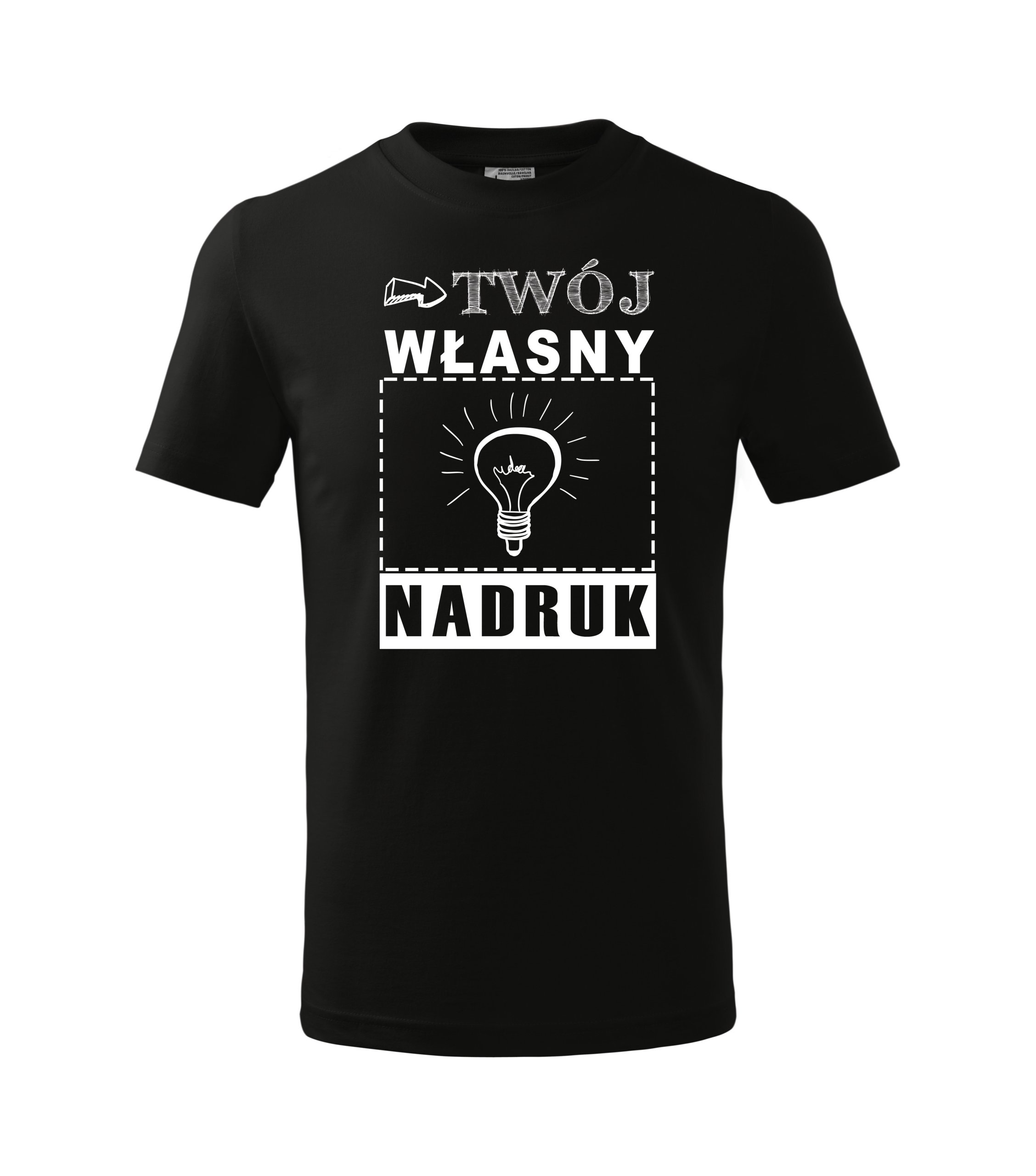 

Koszulka koszulki z Własnym Nadrukiem napisem r XL