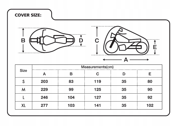POKROWIEC PLANDEKA SKUTER MOTOR OXFORD AQUATEX XL Manufacturer catalog number CV206XL