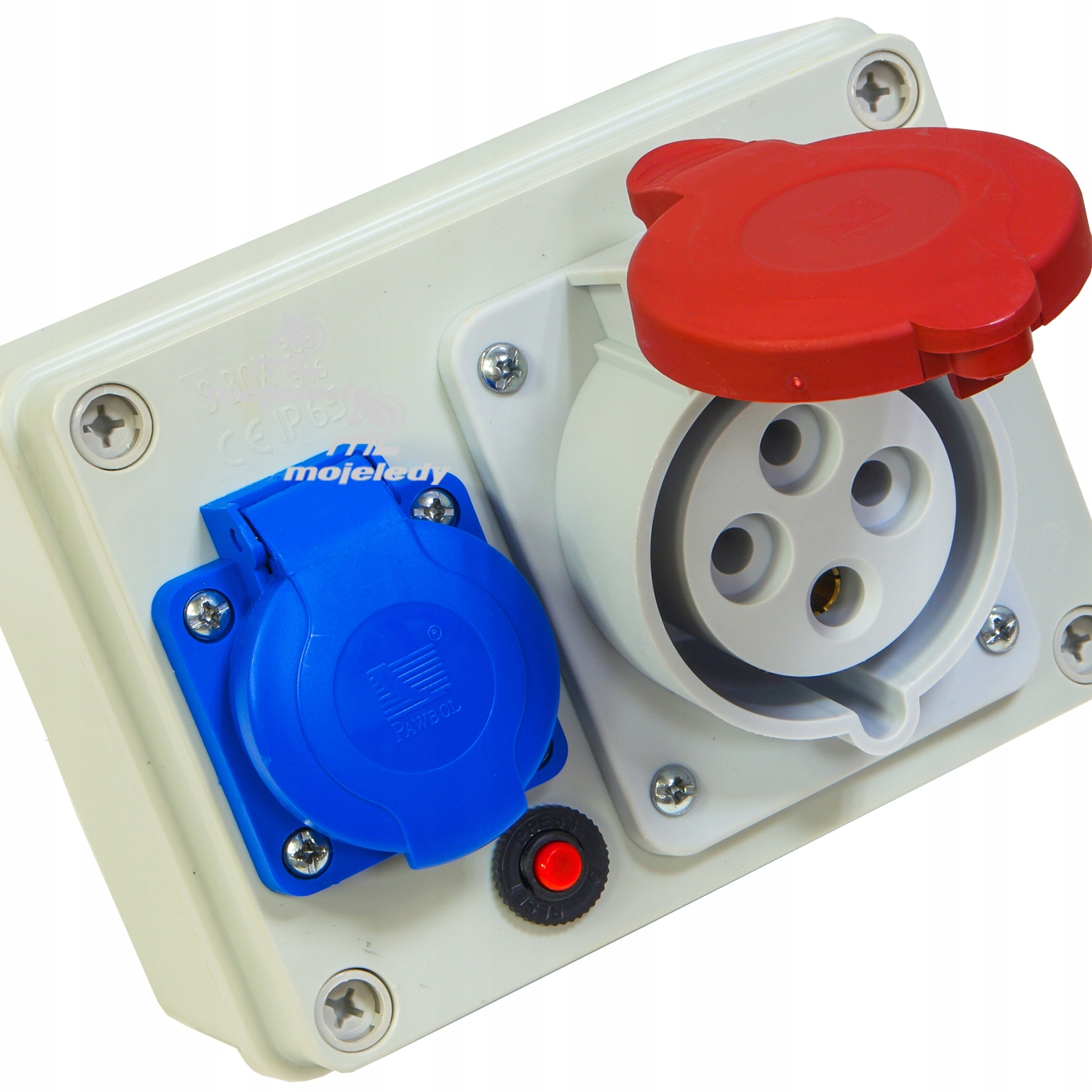 Nástěnný rozvaděč R-box 150 1x32A 4P 1x250V