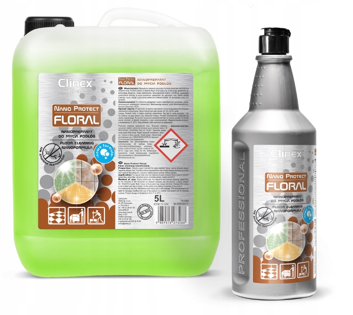 

Clinex Nano Floral zapachowy płyn do mycia podłóg