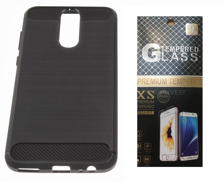 

Karbon Etui Carbon Case Huawei Mate 10 Lite +szkło