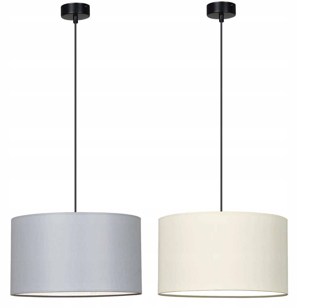 LAMPA WISZĄCA ABAŻUR MATERIAŁ ROTO LED od EMIBIG Zasilanie sieciowe