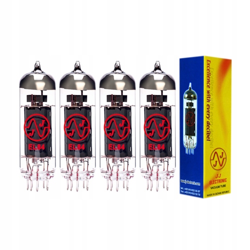 EL84 Jj Electronic 4 ks vybraná štvorka