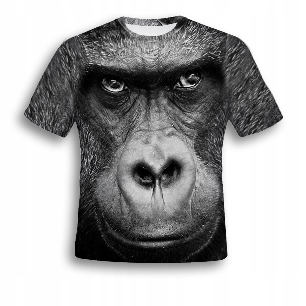 

Koszulka Fullprint T-shirt Goryl S Nadruk 3D Pl