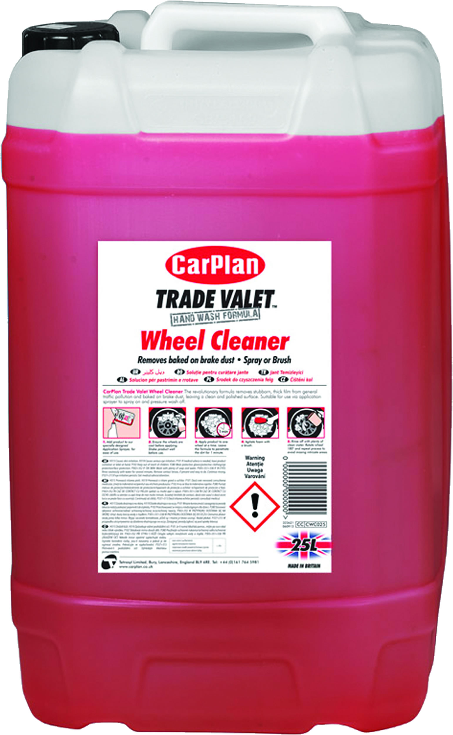 

CarPlan Płyn do felg aluminiowych (pH<2,5) 25l