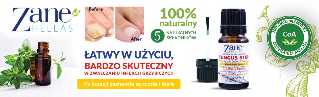 Fungus Stop Zane Hellas для оніхомікозу особливості без цукру без йоду без казеїну без лактози безалкогольний без глютену чистий (без добавок) веганський вегетаріанський