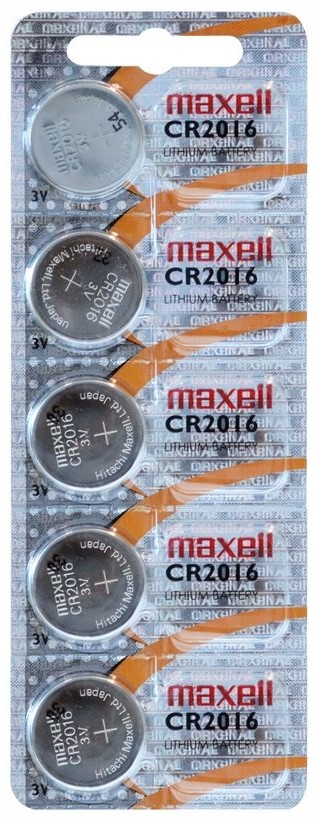 

Nowe Baterie Maxell CR2016 Japońskie 5 szt Cr 2016
