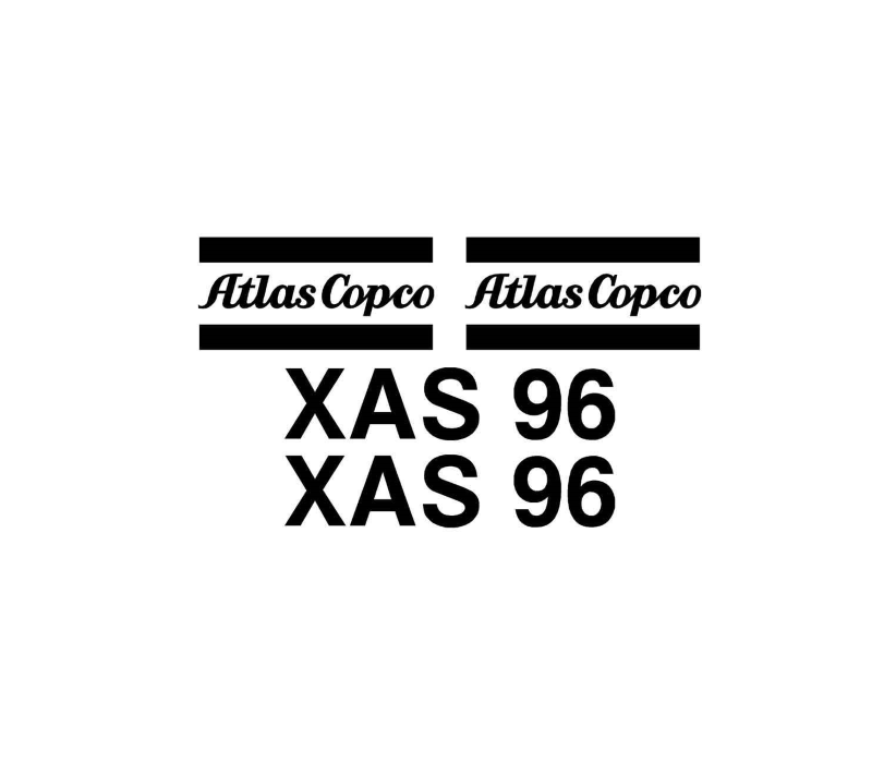 Samolepky samolepka Atlas Copco Xas 96