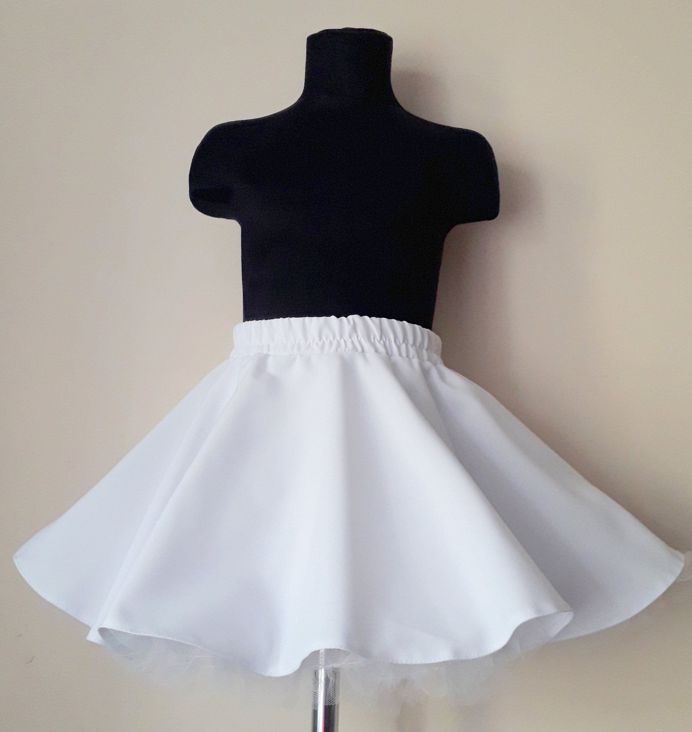 SPÓDNICZKI Z KOŁA PIN-UP Z HAŁKĄ Szerokość w pasie 70 cm