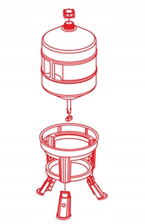 Poidło automatyczne 30 l dla drobiu Marka Fermo