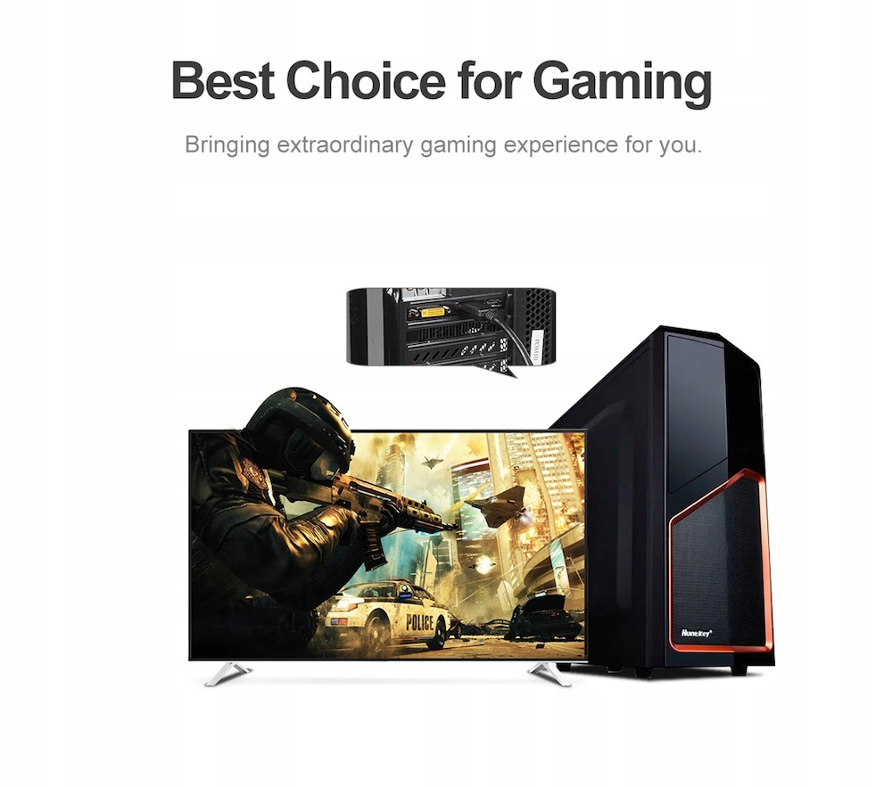 Kabel Mini DisplayPort - DisplayPort 4K 60Hz 2m Złącza DisplayPort - mini DisplayPort