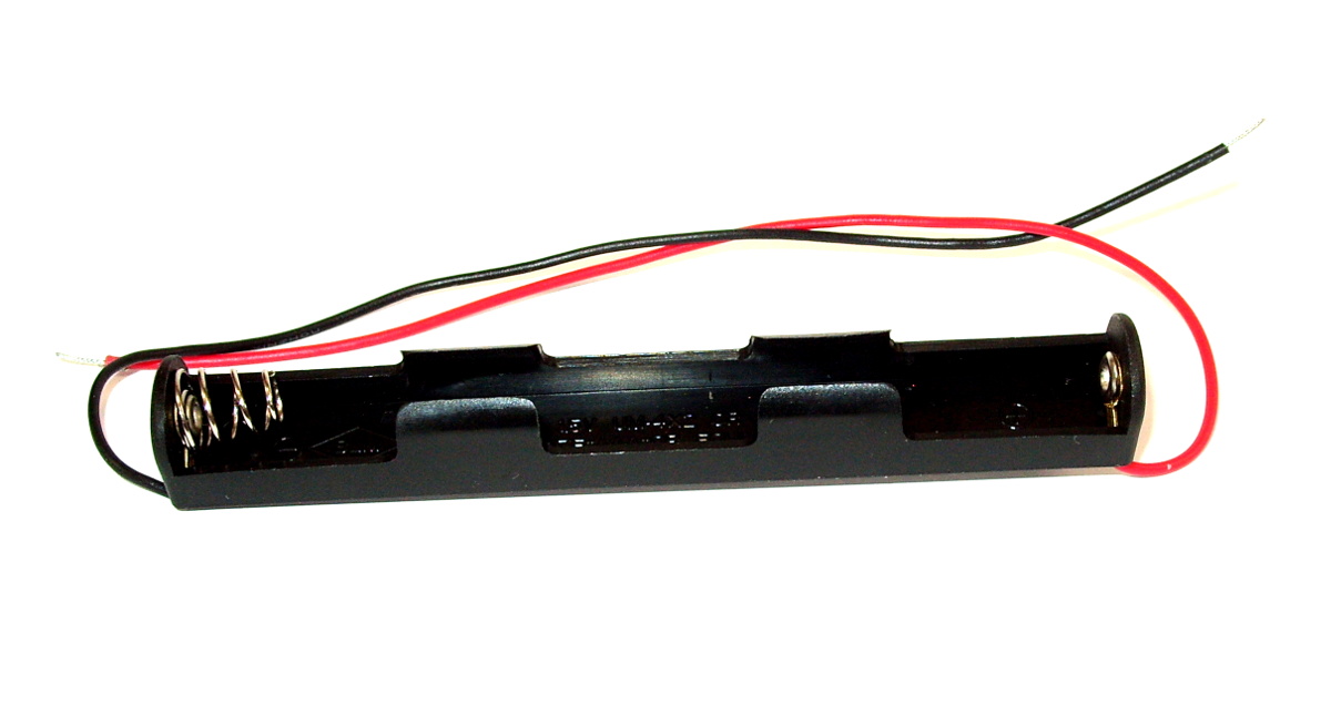 

Koszyk na baterie 2xAAA 2xR03 podłużny