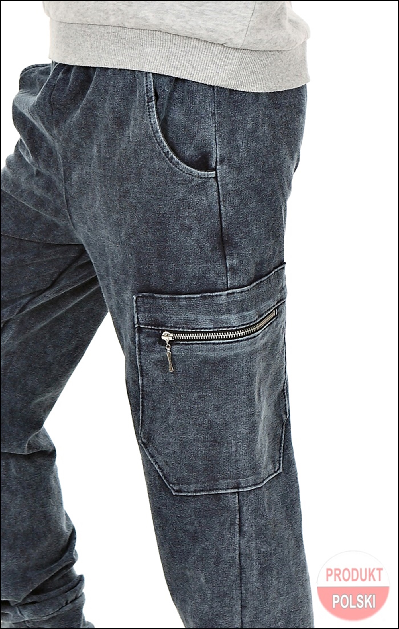 JOGGERY MODNE SPODNIE DRESOWE CHŁOPIEC 164 cm MOKO Długość długie