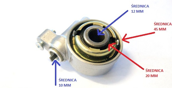 Napęd licznika 139QMB 4T Romet Zipp Toros Numer katalogowy części ZLL7030