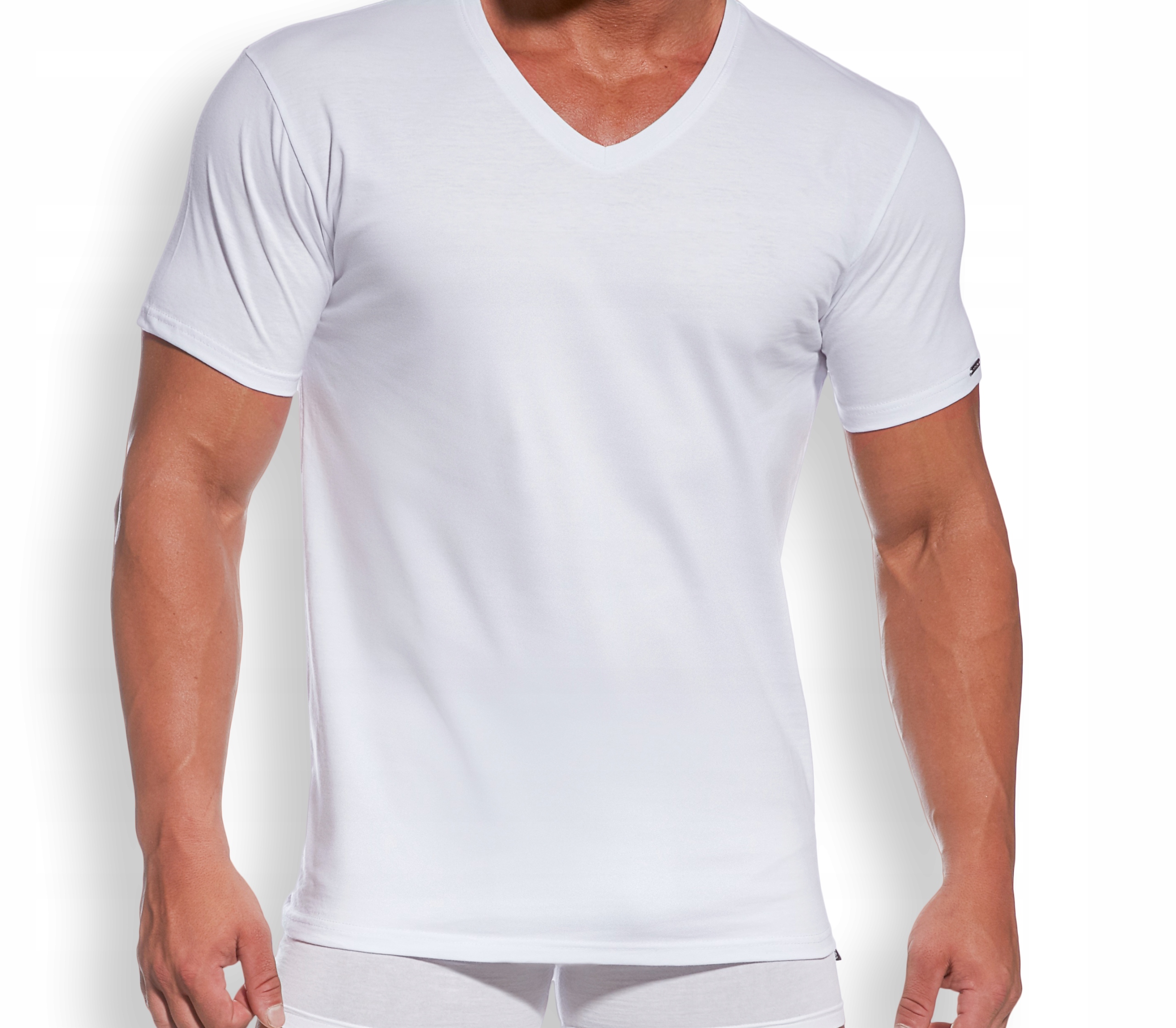 

Cornette Authentic 201NEW Koszulka męska biała 4XL