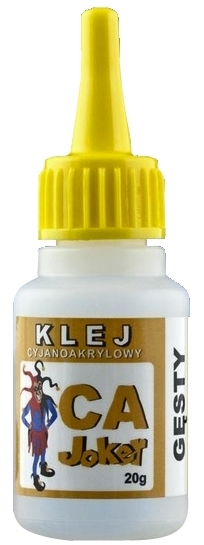 

Klej Cyjanoakrylowy Gęsty 20g Joker Jubilerski Ca